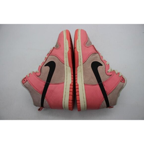 Nike Dunk High Women's Size 6 “Hoops Pack” Pink Leather Suede Shoes DX3359-600 - Picture 6 of 8